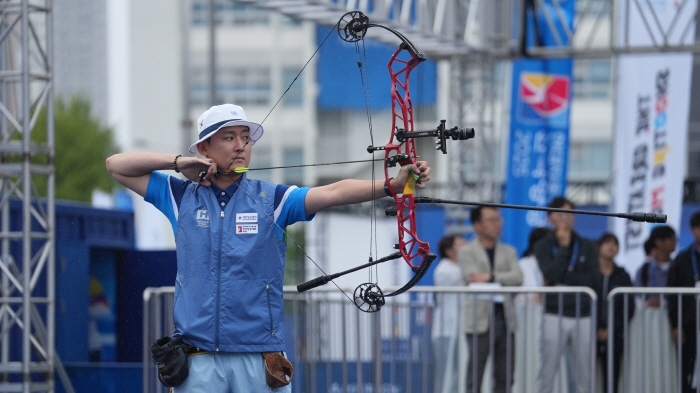  Let's go Kim Jong Ho, who is in the semifinals of Jung Monggu Cup Compound! To the final!