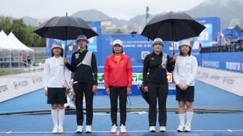  Lim Si-hyun and Kim Soo-rin met in the semifinals of Jung Mong-gu-bae's 女 Recurve