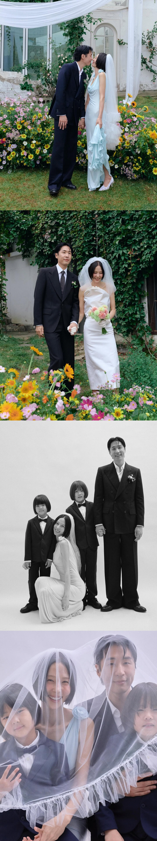 Kim Na-young ♥ My Q, yesterday (3rd) wedding..The two sons became a blessed family, too. 