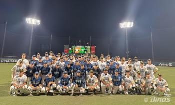 Park Ji-han, Kim Joon-won, and Kim Tae-hyun successfully finished the soft bank exchange match with the NC Futures team without allowing Semin