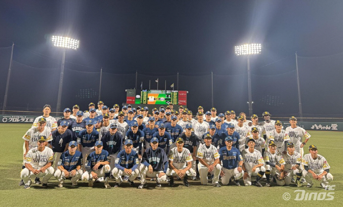 Park Ji-han, Kim Joon-won, and Kim Tae-hyun successfully finished the soft bank exchange match with the NC Futures team without allowing Semin