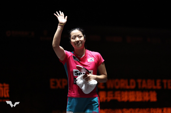 What do you mean, 'I lost well?' Shin Yu-bin, who advanced, failed to advance to the final after a deuce match with the world's second-largest king, Man Yu X, for the first time 