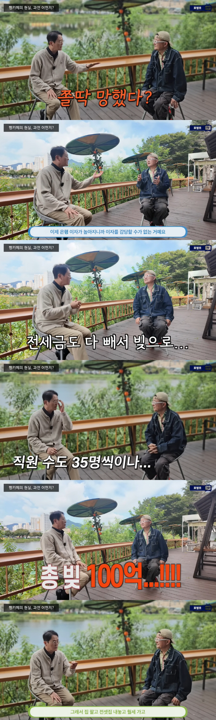 Dad Kim Jong-seok runs a large bread cafe and sells a house worth 10 billion won and is living on monthly rent