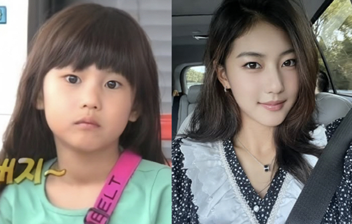 Oh, Song Ji-A, 6 years old → 18 years old. Successful change in the recent image. People will change