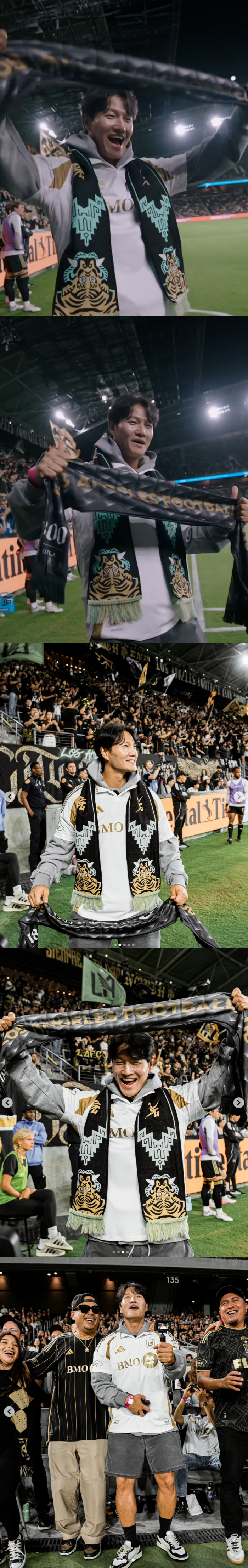 Kim Jong-kook Spotted in LA Cheering for Son Heung-min’s Team After Marriage