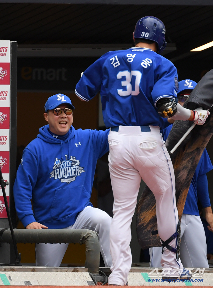 Choi Won-tae  Home Run Strike Simultaneously Resurrected Samsung's first game with a head start, Blue → 68.8% chance of meeting Hanwha, and Mi-Gung-ro in the direction of quasi-PO 