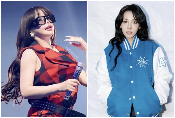 Park Bom and Sandara Park are also cheering on the stage...2NE1 Return Start or SC Issue