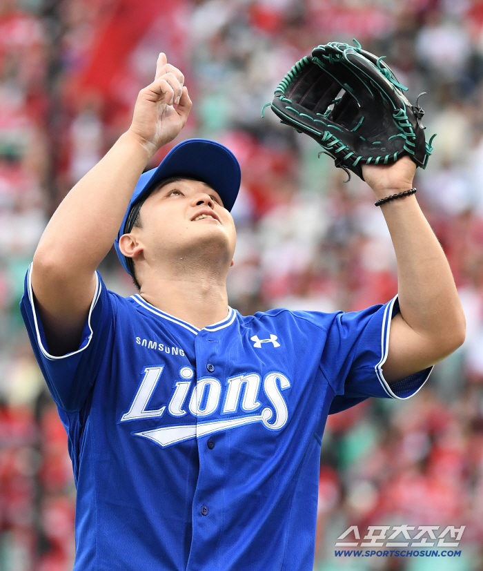  Choi Won-tae, the first celebration of baseball in the fall, without allowing 6 innings