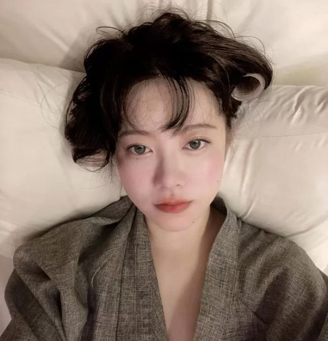 Goo Hye-sun and Ulzzang are different..The patented hair roll model