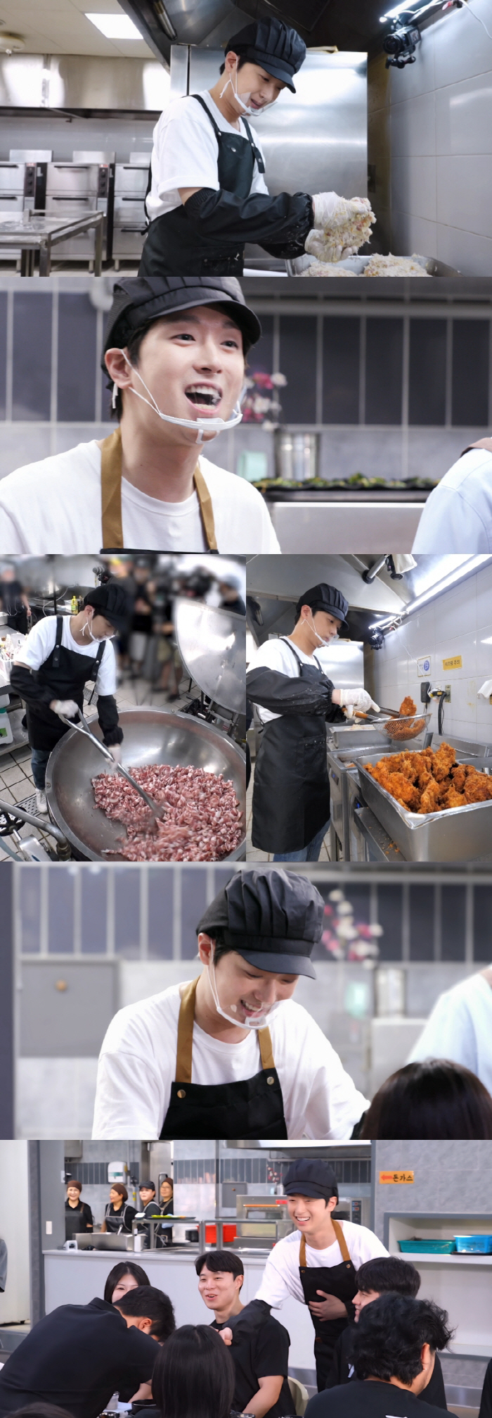 Lee Chan-won, only a beautiful story of waves...250-minute large-capacity cooking challenge for alma mater juniors (Pyeon Restaurant)