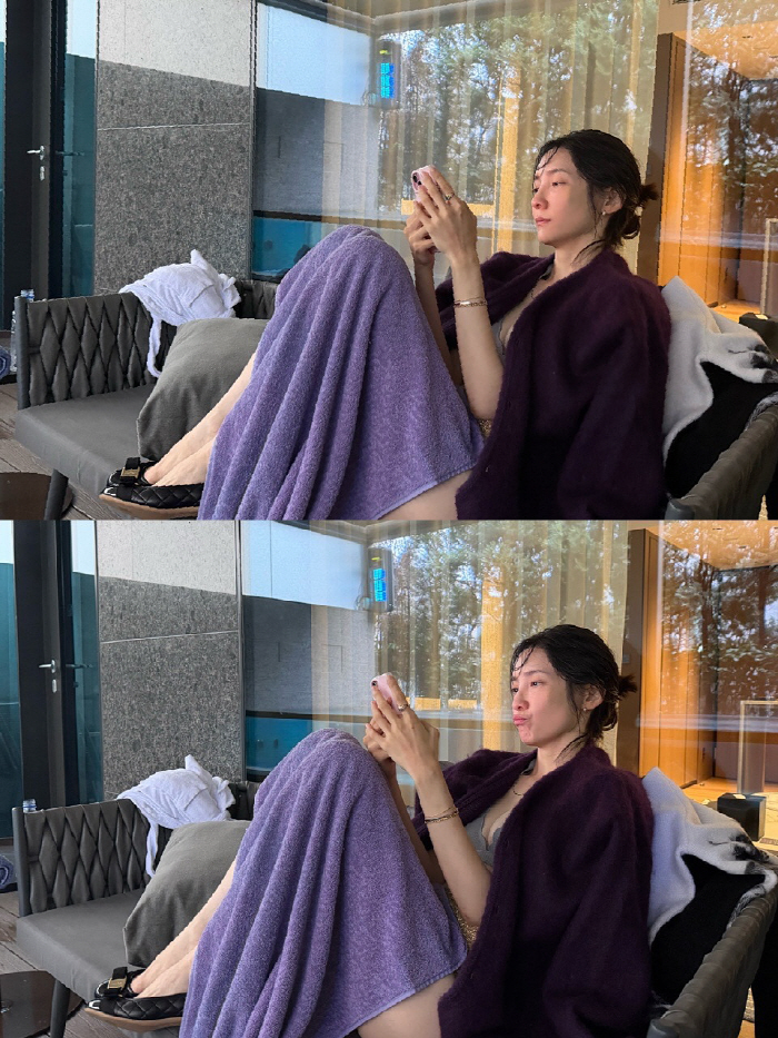  Capturing male silhouette..Park Ji-hyun travels with his wife's friends at high speed due to rumors of an untimely romantic relationship