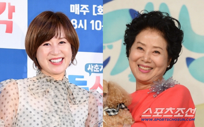 Park Mi-sun, a cancer-fighting rumors, met her in person for the first time since the suspension of her activities