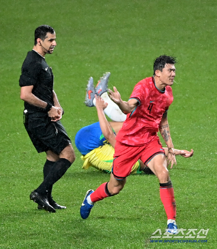  Kim Min-jae is outraged by the foul declaration