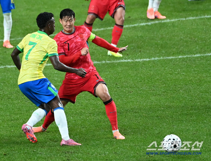  Son Heung-min Vinicius, head-on collision