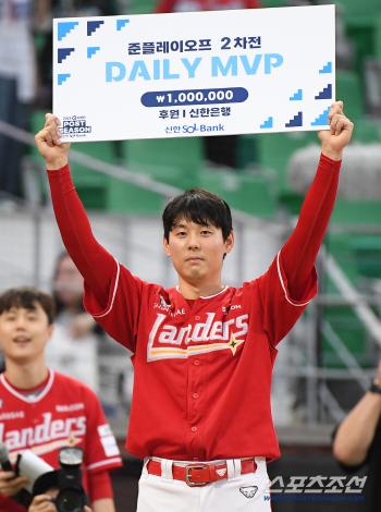  Finishing gun Kim Sung-wook won MVP of Game 2