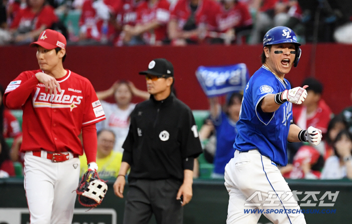  Kang Minho's dramatic tie in the 9th inning