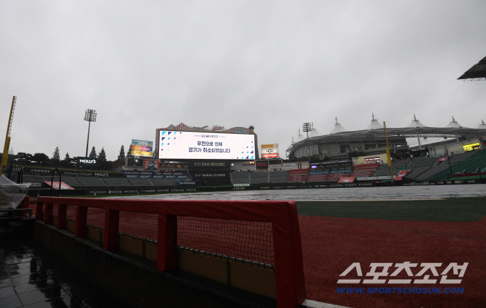 There is a light rain forecast.. Unprecedented cancellation of two days? → Which Samsung SSG is in favor of