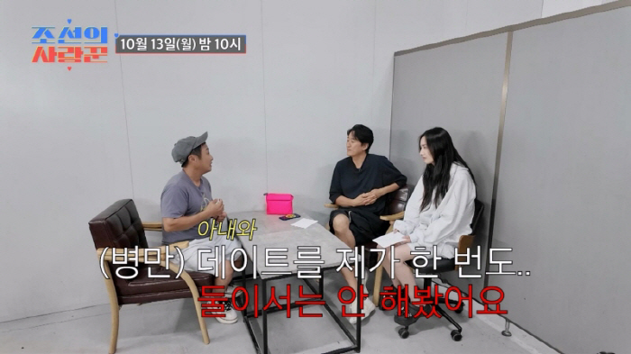 It's not like you're flirting with each other...Kim Byung-man, you've never held hands with your wife? (Joseon's Lover)