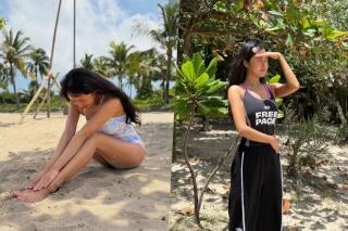 'A live-action version of Moana?' 4Minute's Heo Yong-yoon wore a swimsuit and took a shot at Balinese. 