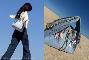 Park Ha-sun, millions of won Chanel bag on the sand..Relaxation without any care