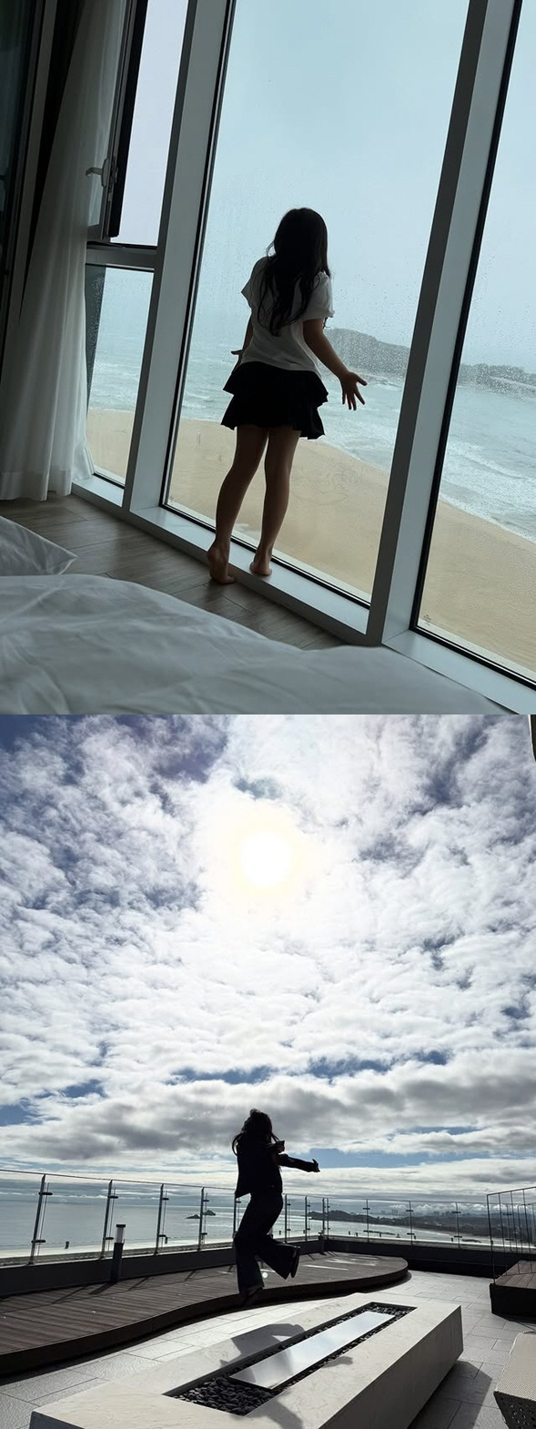 Park Ha-sun, millions of won Chanel bag on the sand..Relaxation without any care