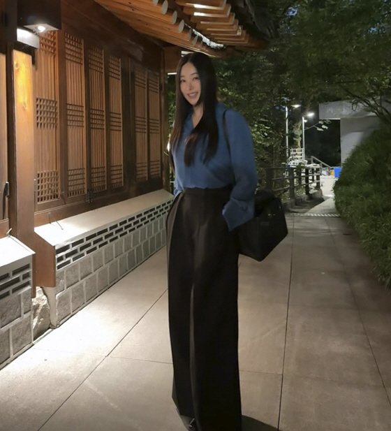 47-year-old Kim Sa-rang is 173cm tall and 49kg, but she has to do it because the diet declaration holiday is over