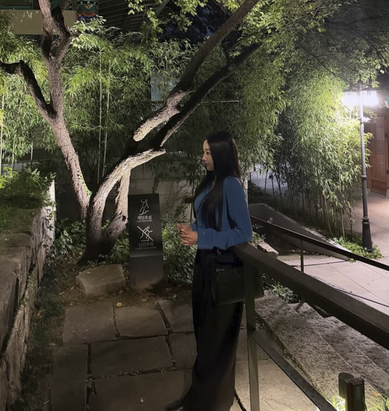 47-year-old Kim Sa-rang is 173cm tall and 49kg, but she has to do it because the diet declaration holiday is over