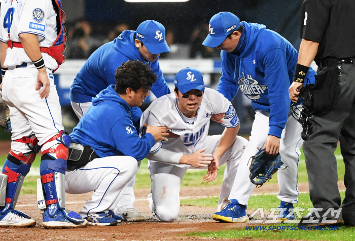  Kim Young-woong complained of injured pain