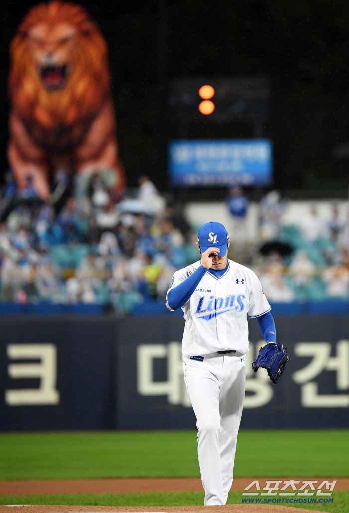  Samsung ace Won Tae-in takes the mound in autumn baseball