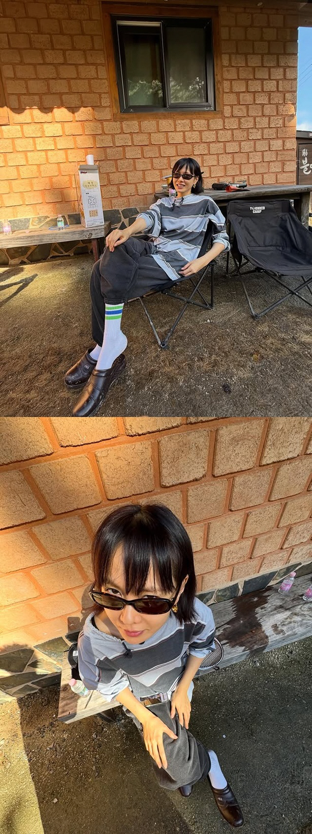 Son Yejin, you look pretty with short hair and slippers..I can't help this charm