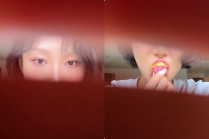 Hwasa transformed her long hair into 3cm bobbed hair under her ears..Hair, good bye