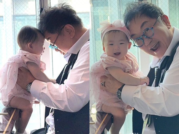 Lee Yongsik's forehead kiss with the granddaughter of Bungeoppang..Daughter Lee Soo Min, emotional granddaughter, stupid grandfather