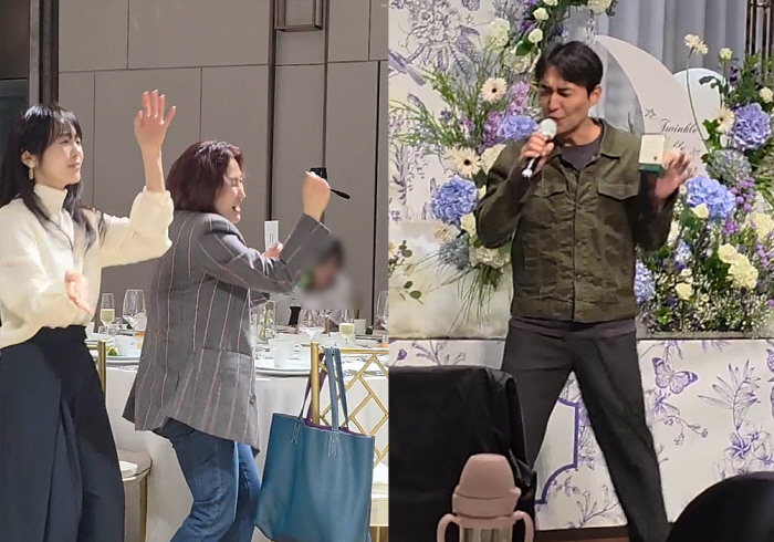 Park Soo-hong's daughter, Jae-yi, at the grand first birthday party, singing along with the swamp of illusion is a feast