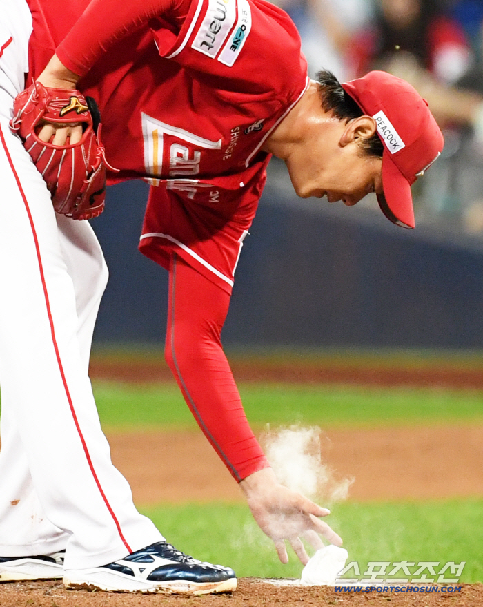  Autumn baseball SSG captain Kim Kwang-hyun's earnest heart