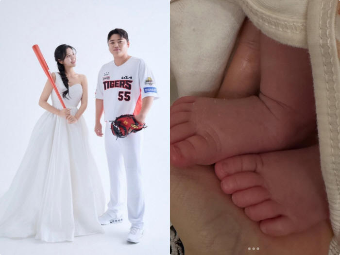Player ♥ Cheerleader's parents born..Han Jun-su ♥ Kim Yi-seo announces prenuptial birth and will raise her healthy.  (Full Story)
