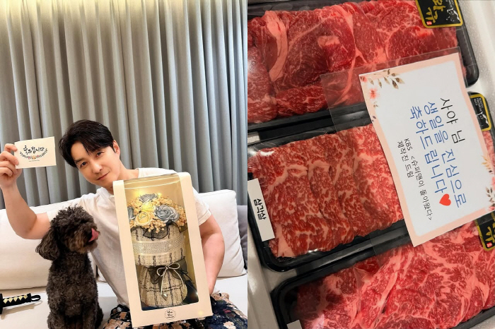 Saya, congratulations on your birthday with a day that looks exactly like you..♥Shim Hyungtak boasts of a surprise gift