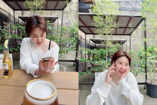 Seo In Young, you're confident without makeup..You said you gained 10kg and lost your nose. Your health is overflowing