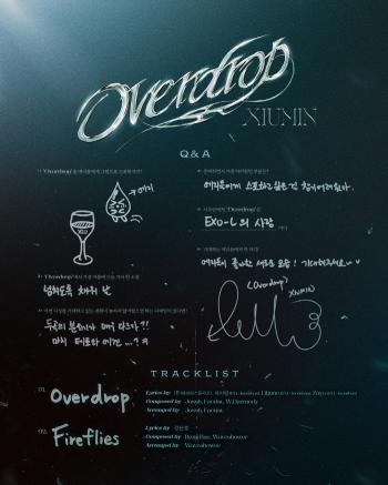 EXO's Xiumin Reveals Tracklist and Keywords for Upcoming Single ‘Overdrop’