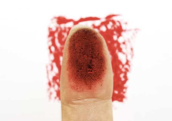 Forging documents with the fingerprints of the bodies at the funeral...To get the money I lent you