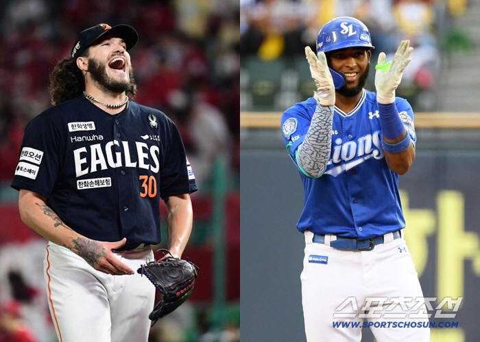76.5% odds Hanwha's Samsung's first round, summed up in this one linethe war between Ponce and Diaz