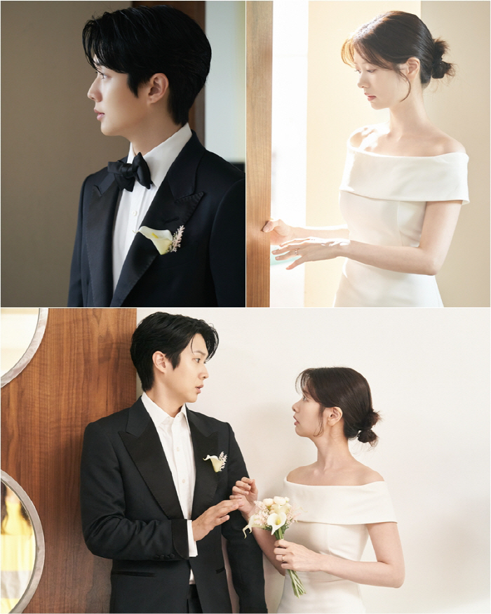 Choi Woo-sik ♥ Jung So-min caught a self-wedding shoot...