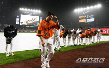  Hanwha's greeting team cancels game due to rain