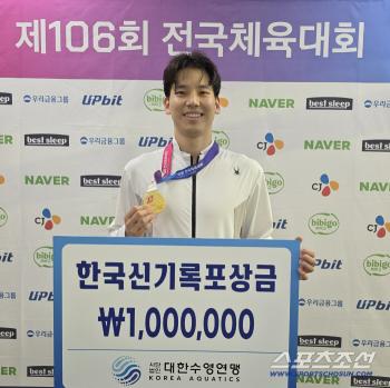 Backstroke ace Lee Ju-ho, backstroke 200m, 15560 again! Australian Warfare Effect Next Year's Game 54 Seconds Challenge!