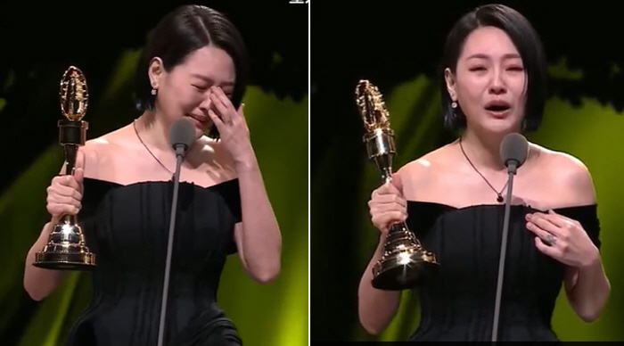 I love you brother-in-law, Koo Jun-yeop..Seo Hee-je, I miss you. The award ceremony also made Taiwan cry