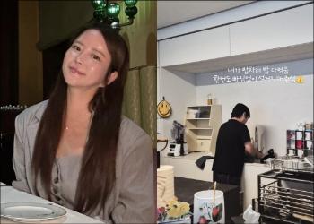 Park Ji-yeon takes care of health food after kidney re-transplantation ♥ Lee Soo-geun washes the dishes every day
