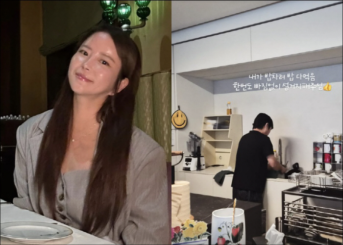 Park Ji-yeon takes care of health food after kidney re-transplantation ♥ Lee Soo-geun washes the dishes every day