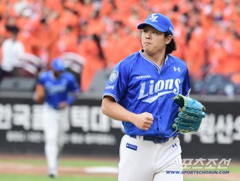  Samsung's Yang Chang-seop saved the risk of losing points