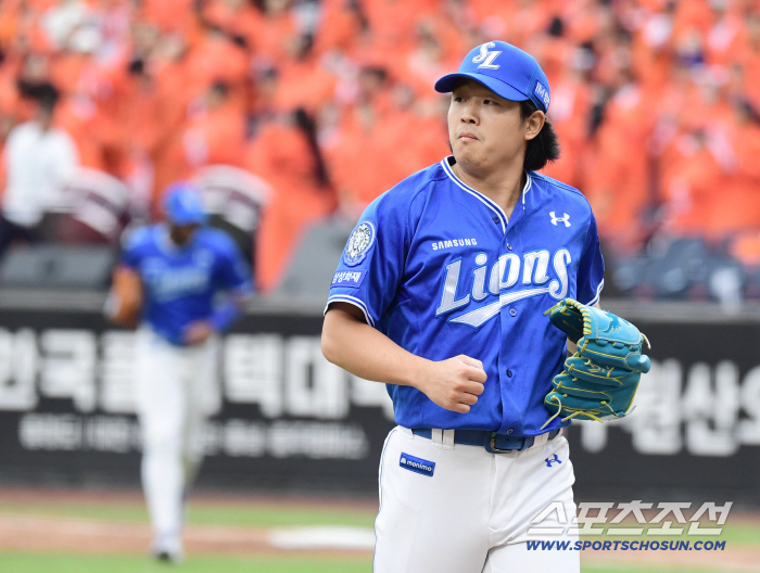  Samsung's Yang Chang-seop saved the risk of losing points