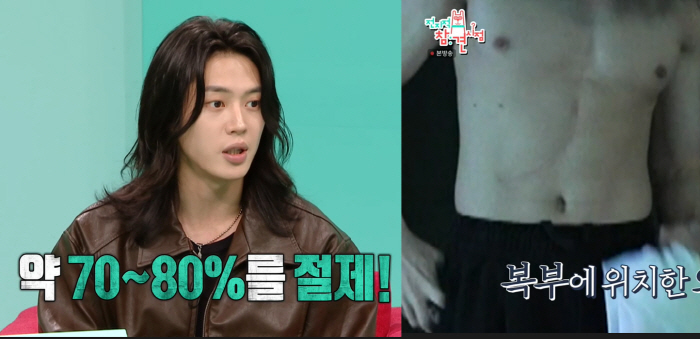 Lee Ju-an, 80% liver transplant abdominal scar from mother's body, gave back (exhibition)