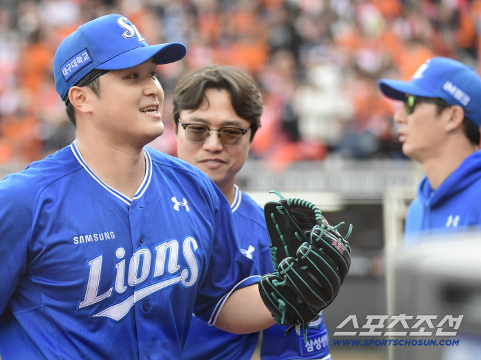  Choi Won-tae pitched well until the 5th inning for one run